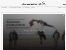 Tablet Screenshot of daumenkino.com